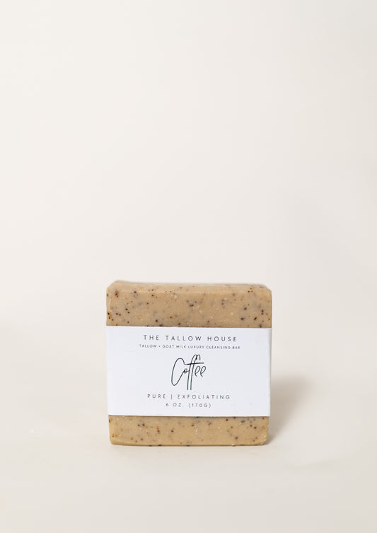Coffee | Tallow + Goat Milk Luxury Cleansing Bar