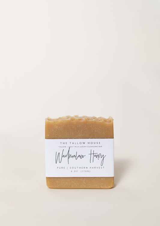 Wadmalaw Honey | Tallow + Goat Milk Luxury Cleansing Bar