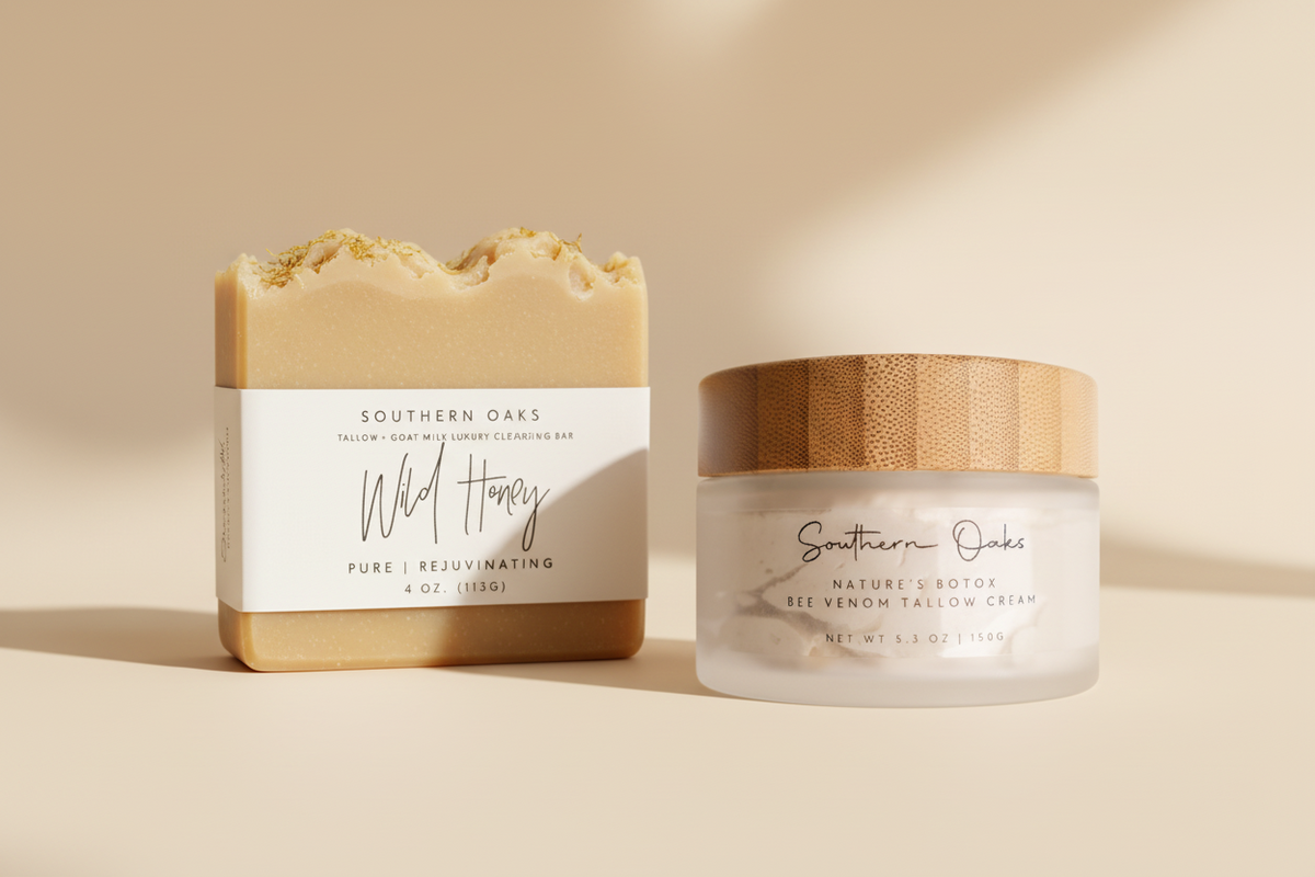 Monthly skincare subscription box with curated tallow products