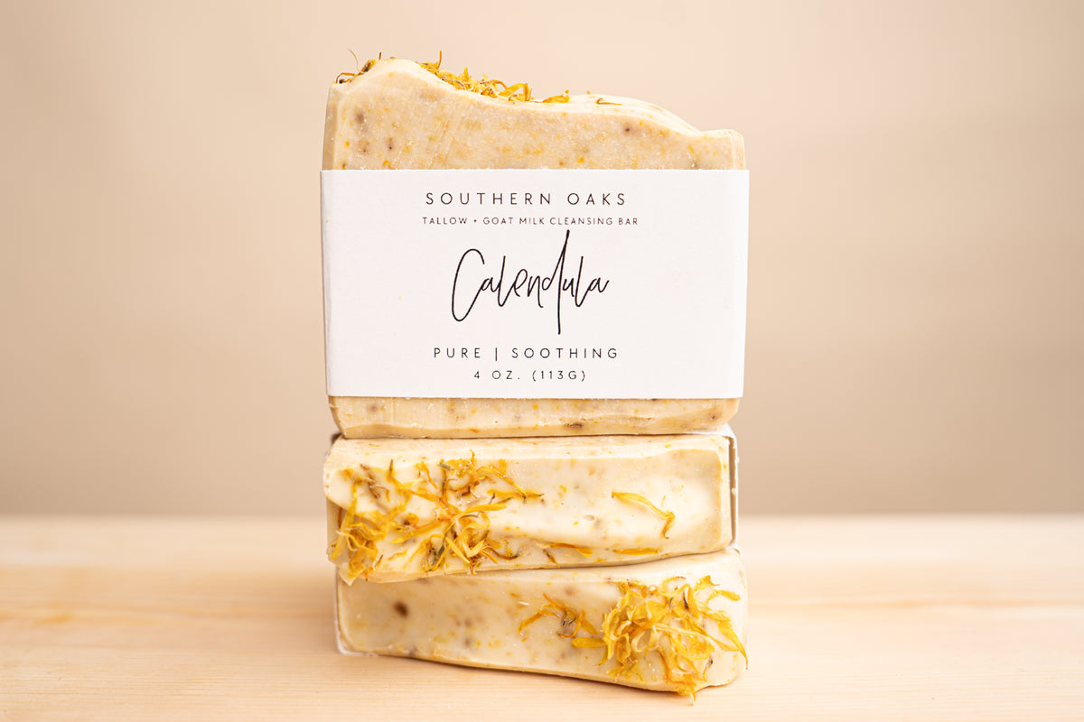 Healing calendula cleansing bar