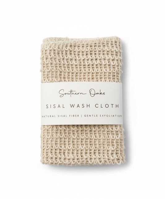 Natural fiber sisal body scrubber