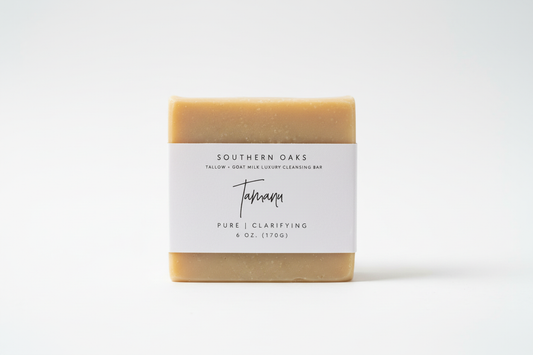 Tamanu oil tallow goat milk healing luxury cleansing bar