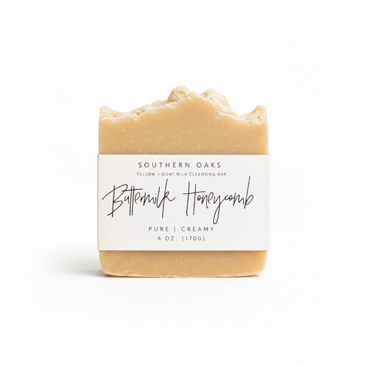 Buttermilk honeycomb tallow goat milk creamy cleansing bar