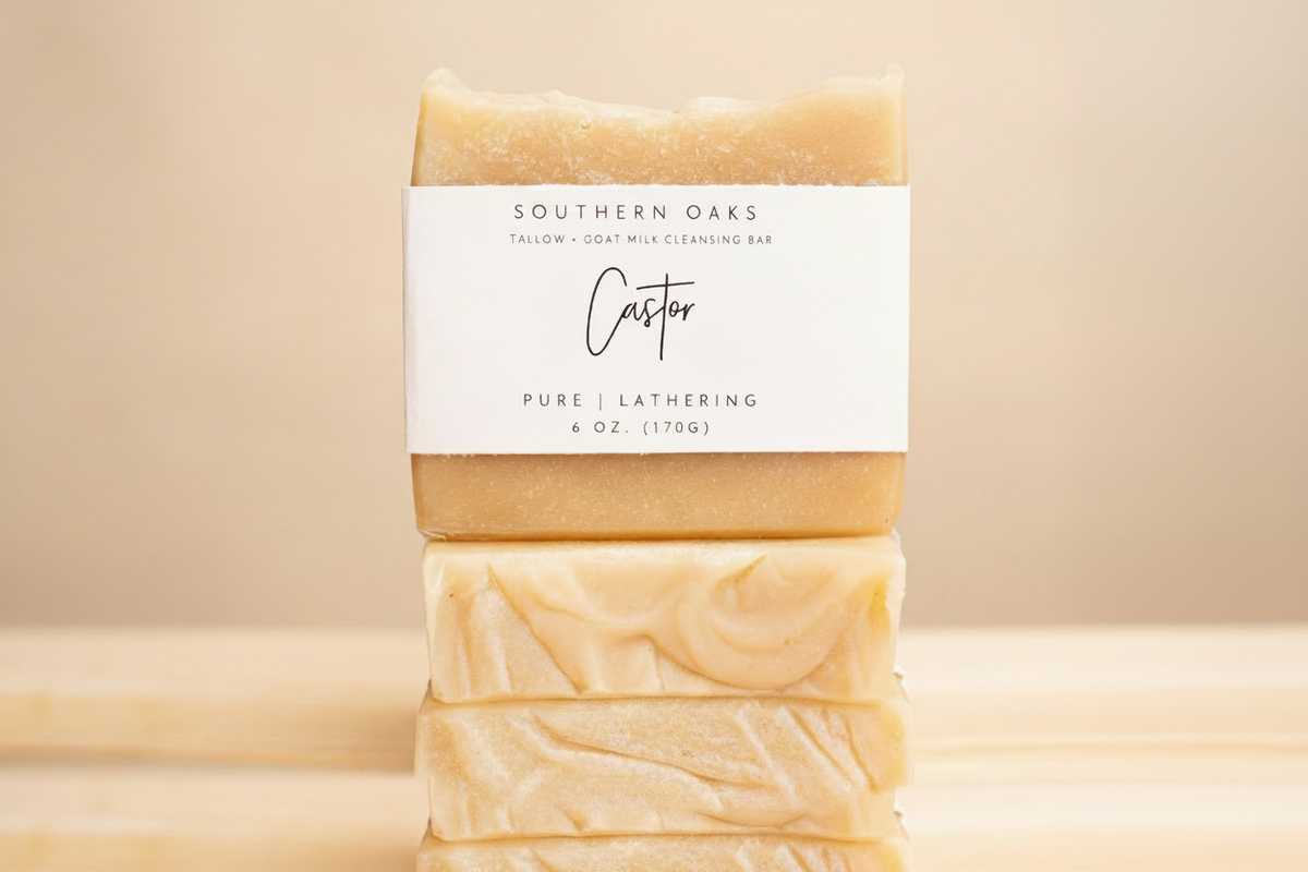 Castor Tallow | Tallow + Goat Milk Luxury Cleansing Bar