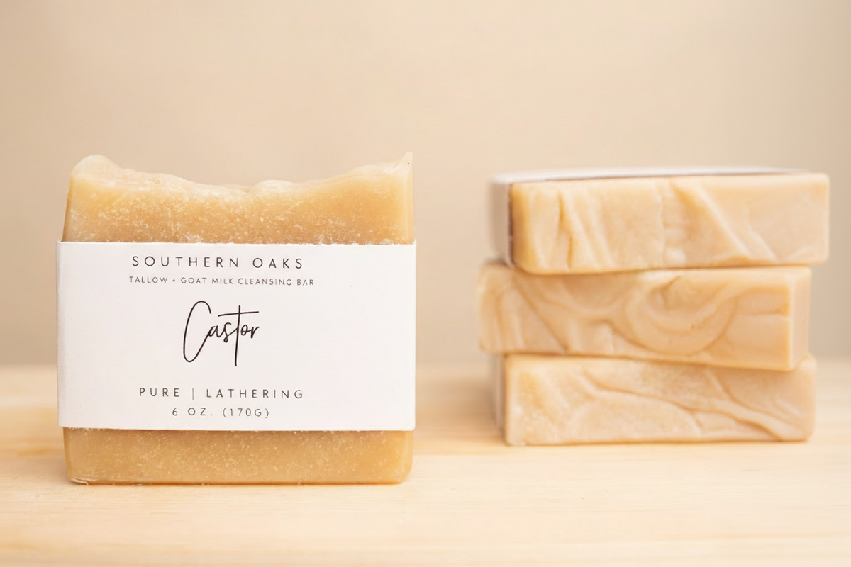 Castor Tallow | Tallow + Goat Milk Luxury Cleansing Bar