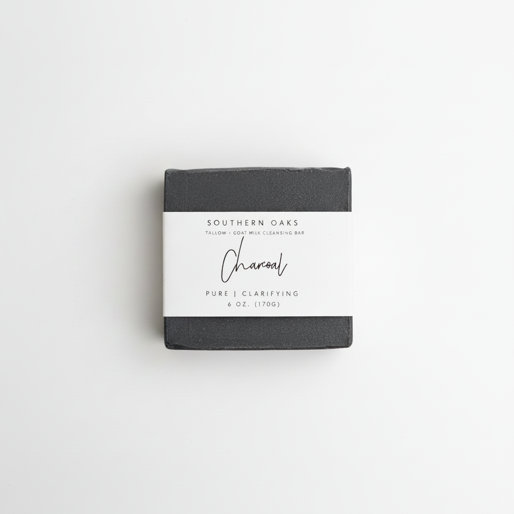 Charcoal | Tallow + Goat Milk Luxury Cleansing Bar
