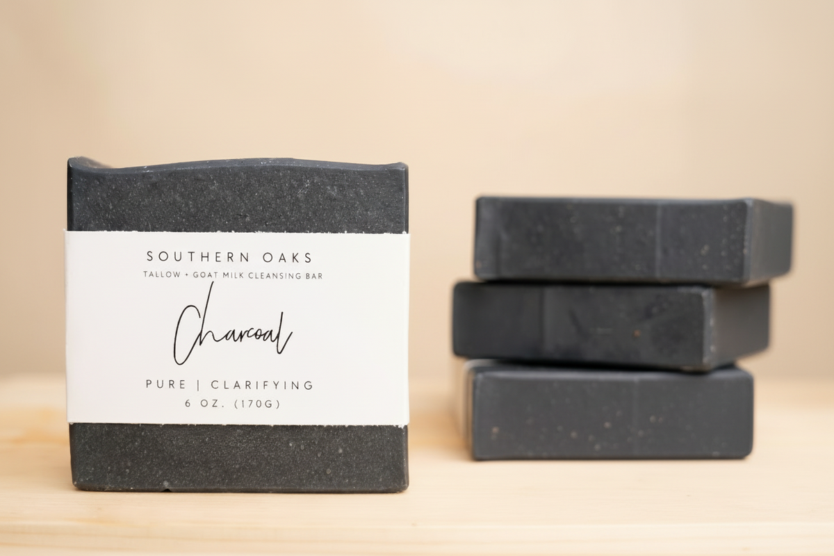 Charcoal | Tallow + Goat Milk Luxury Cleansing Bar