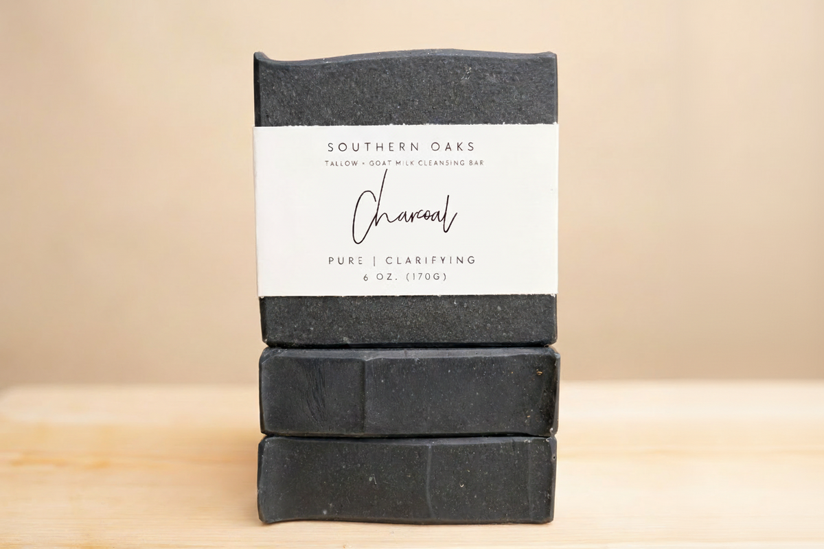 Charcoal | Tallow + Goat Milk Luxury Cleansing Bar