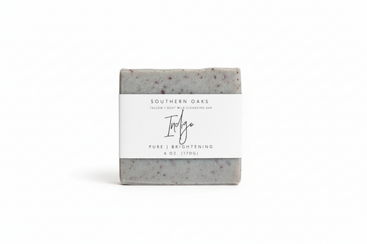 Indigo + Lavender Tallow Cleansing Bar