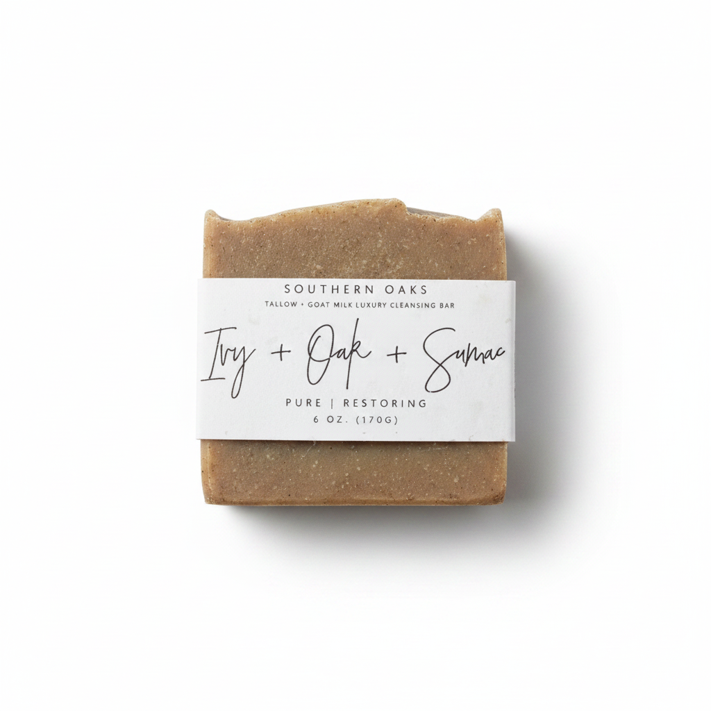 Poison Ivy, Oak, + Sumac | Tallow + Goat Milk Luxury Cleansing Bar