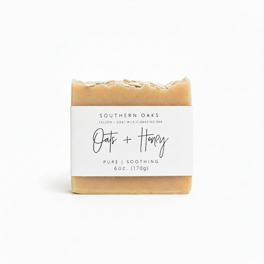 Oats + Honey | Tallow + Goat Milk Luxury Cleansing Bar