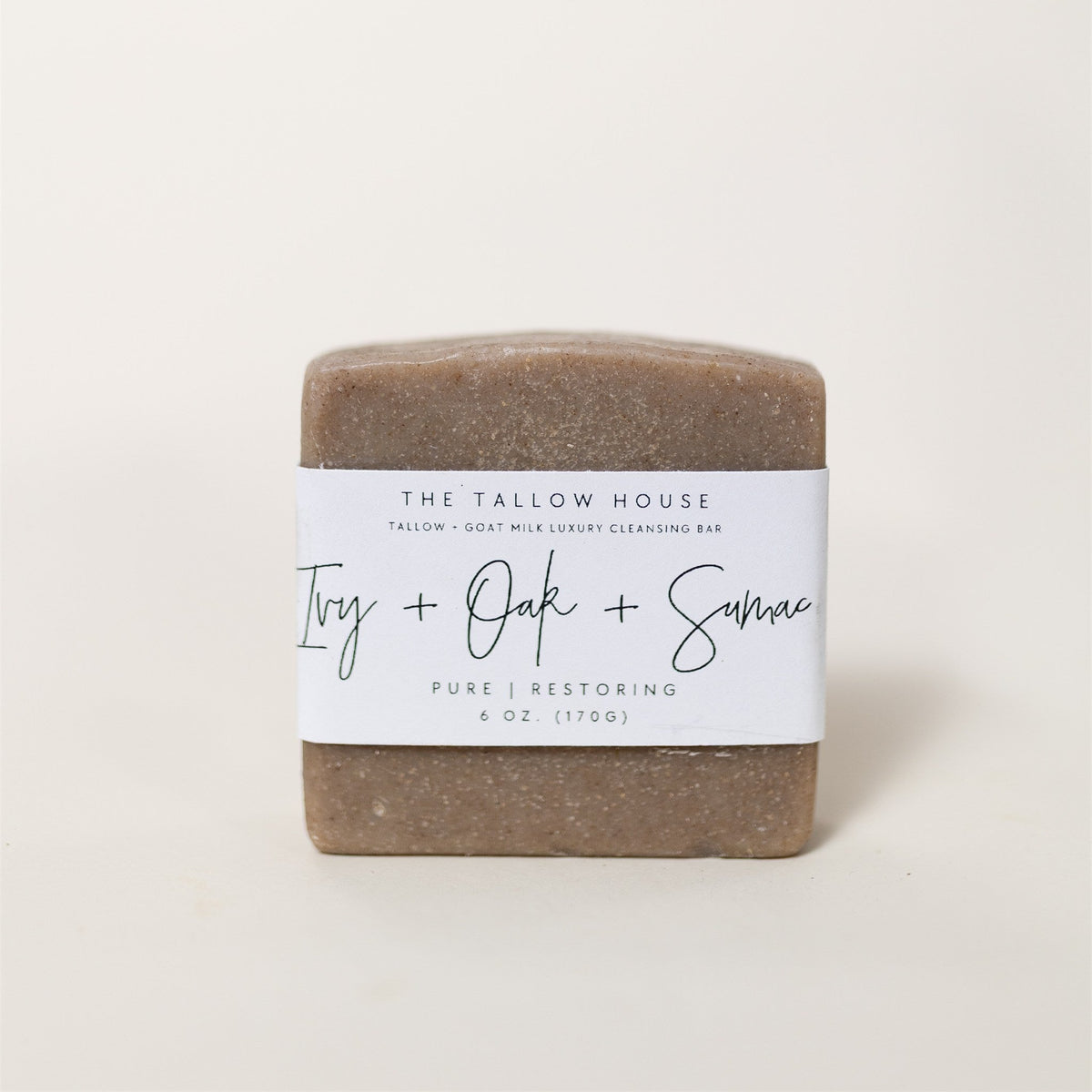 Poison Ivy, Oak, + Sumac | Tallow + Goat Milk Luxury Cleansing Bar